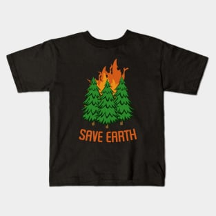 Save Earth, Rescue Animals for men women dad mom T-Shirt Kids T-Shirt